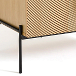 Шкаф с геометрическим рисунком на дверцах Anders Light Wood варинант исполнения - 6 | Loft Concept в Ульяновске