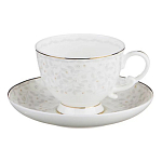 Чайный сервиз белого цвета из фарфора на 6 персон 15 предметов Floral Charm варинант исполнения - 1 | Loft Concept в Ульяновске