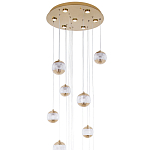 Каскадная люстра с сферическими плафонами из акрила Veva Lamps Chandelier варинант исполнения - 3 | Loft Concept в Ульяновске