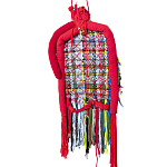 Настенный ковер разноцветный из одежды Heart варинант исполнения - 2 | Loft Concept в Ульяновске