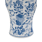 Ваза фарфоровая высокая с синими цветочными мотивами Independence варинант исполнения - 3 | Loft Concept в Ульяновске