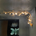 Потолочный светильник с настенным креплением в виде дерева Escape of Light варинант исполнения - 1 | Loft Concept в Ульяновске