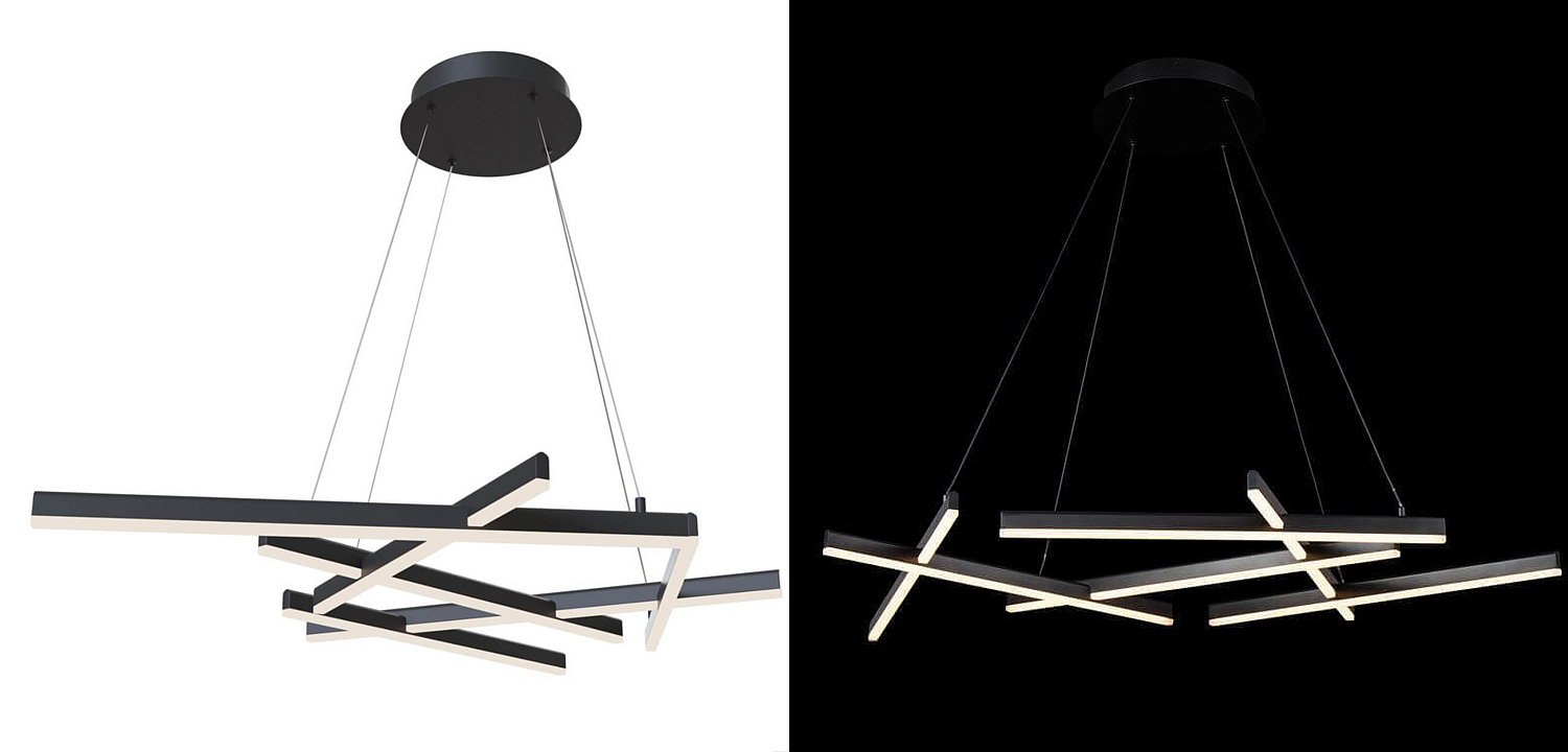 Люстра Smeragde Light Chandelier black Люстра Smeragde Light Chandelier black - Loft-Concept в Ульяновске