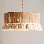 Люстра круглая плетеная с кисточками Solar Glow варинант исполнения - 9 | Loft Concept в Ульяновске