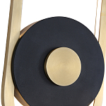 Бра с овальной рамой цвета латунь Midnight Orbit варинант исполнения - 1 | Loft Concept в Ульяновске