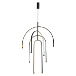 Люстра подвесная с дугообразными изогнутыми элементами Luke Lampco Tracer Lamp варинант исполнения - 5 | Loft Concept в Ульяновске