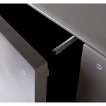 Комод со стеклянной столешницей и с выдвижными ящиками Minimalist Accent варинант исполнения - 4 | Loft Concept в Ульяновске