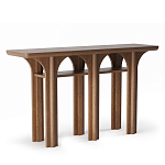 Консоль деревянная с арочным основанием Arch Passage варинант исполнения - 1 | Loft Concept в Ульяновске