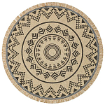 Ковер круглый из комбинированного состава Fantasy варинант исполнения - 1 | Loft Concept в Ульяновске