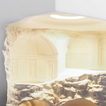 Встраиваемый в стену гипсовый светильник под покраску в античном стиле Antiquity Athena варинант исполнения - 11 | Loft Concept в Ульяновске