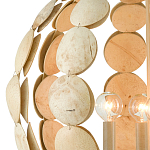 Люстра в форме шара с декором из круглых декоративных элементов Texture Discs варинант исполнения - 1 | Loft Concept в Ульяновске