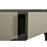 Консоль тёмно-коричневого цвета с 2-мя ящиками Gladstone варинант исполнения - 4 | Loft Concept в Ульяновске