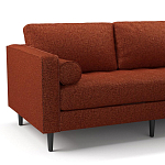 Мебельная ткань Шенилл терракотовый цвет 138 см T4-44 варинант исполнения - 1 | Loft Concept в Ульяновске