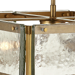 Потолочный светильник квадратный из толстого литого стекла Cast Glass варинант исполнения - 2 | Loft Concept в Ульяновске