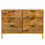 Комод с выдвижными ящиками и фактурным фасадом Termite варинант исполнения - 1 | Loft Concept в Ульяновске