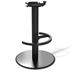 Барный стул вращающийся со спинкой Бежевый Велюр Vendramin Chair варинант исполнения - 4 | Loft Concept в Ульяновске