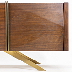 ТВ-тумба в цвете американский орех Introduce варинант исполнения - 4 | Loft Concept в Ульяновске