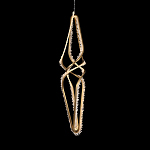 Подвесной светильник с декоративными элементами в виде кристаллов Smooth Shine варинант исполнения - 2 | Loft Concept в Ульяновске