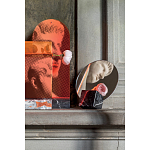 Настольное дизайнерское зеркало Poltronova Vanitas Rosso Franci Mirror and Photo Holder варинант исполнения - 4 | Loft Concept в Ульяновске