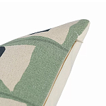 Подушка декоративная зеленого цвета с геометрическим рисунком Divine Abstractions варинант исполнения - 3 | Loft Concept в Ульяновске