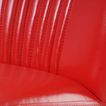 Кресло с обивкой из эко-кожи Harper Armchair Red варинант исполнения - 7 | Loft Concept в Ульяновске