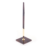 Ручка шариковая на подставке из натурального камня Обсидиан Stone Pens варинант исполнения - 2 | Loft Concept в Ульяновске