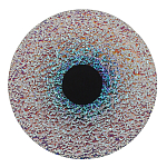 Бра круглое стеклянное с морозным эффектом Heterochromia варинант исполнения - 2 | Loft Concept в Ульяновске