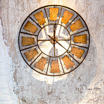 Часы настенные из металла в стиле лофт Clock with History варинант исполнения - 2 | Loft Concept в Ульяновске