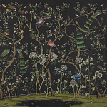 Обои ручная роспись St Laurent Casino metallic silk варинант исполнения - 2 | Loft Concept в Ульяновске