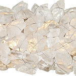 Люстра светодиодная фактурная в форме кольца Amber Crystal варинант исполнения - 1 | Loft Concept в Ульяновске