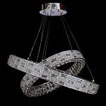 Люстра на 2 кольца с текстурной огранкой Reflection of Reality варинант исполнения - 6 | Loft Concept в Ульяновске