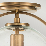 Потолочный светильник с прозрачным стеклянным шаром с эффектом пузырьков Hinkley варинант исполнения - 14 | Loft Concept в Ульяновске