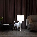 Лампа COLLECTION OF DOGS с абажуром Бультерьер варинант исполнения - 3 | Loft Concept в Ульяновске