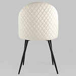 Мягкий стул в бежевом велюре Miruna Chair варинант исполнения - 4 | Loft Concept в Ульяновске