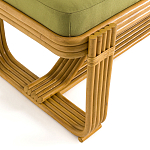 Скамья из ротанга с подушкой Mattia Rattan Bench варинант исполнения - 4 | Loft Concept в Ульяновске