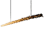 Люстра линейная светодиодная из необработанных кристаллов Mountain Comet варинант исполнения - 5 | Loft Concept в Ульяновске