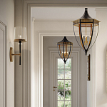 Подвесной светильник в форме фонаря чёрного цвета Black Lantern варинант исполнения - 3 | Loft Concept в Ульяновске