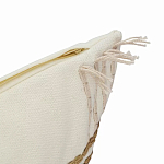 Чехол на подушку с вышивкой в виде геометрических узоров Beige Calista Rect варинант исполнения - 3 | Loft Concept в Ульяновске