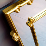 Зеркало прямоугольное Golden Classic Ornament Mirror варинант исполнения - 3 | Loft Concept в Ульяновске