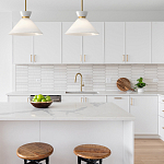 Подвесной светильник с белым стеклянным конусным плафоном Alora Mood варинант исполнения - 13 | Loft Concept в Ульяновске