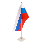 Флагшток на подставке из натурального камня Stone Flagpole варинант исполнения - 1 | Loft Concept в Ульяновске