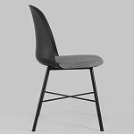 Стул из прочного пластика на металлическом основании Anora Black варинант исполнения - 3 | Loft Concept в Ульяновске