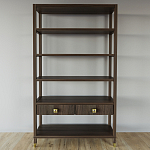 Стеллаж с двумя ящиками Elsa Dreams Walnut варинант исполнения - 4 | Loft Concept в Ульяновске