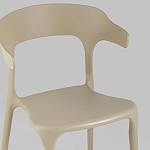 Бежевый стул из прочного PP-пластика JORIS варинант исполнения - 7 | Loft Concept в Ульяновске