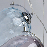 Люстра каскадная с 9-ю разноцветными стеклянными плафонами Kaleido варинант исполнения - 11 | Loft Concept в Ульяновске