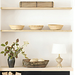 Настольная лампа деревянная с белым абажуром Wooden Table Lamp варинант исполнения - 6 | Loft Concept в Ульяновске