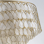 Люстра многоярусная с декором из натуральной морской ракушки Iridescent Light варинант исполнения - 8 | Loft Concept в Ульяновске