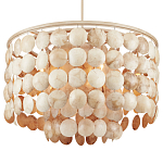 Люстра с каскадом из круглых декоративных элементов Texture Discs варинант исполнения - 2 | Loft Concept в Ульяновске