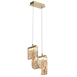 Подвесной светильник волнистой формы из фактурного стекла Wave варинант исполнения - 3 | Loft Concept в Ульяновске