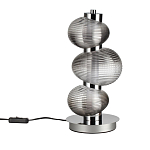 Настольная лампа с 3-мя рифлеными стеклянными шарами Marcelh Light варинант исполнения - 5 | Loft Concept в Ульяновске